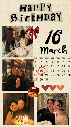 HBD 16 MARCH 