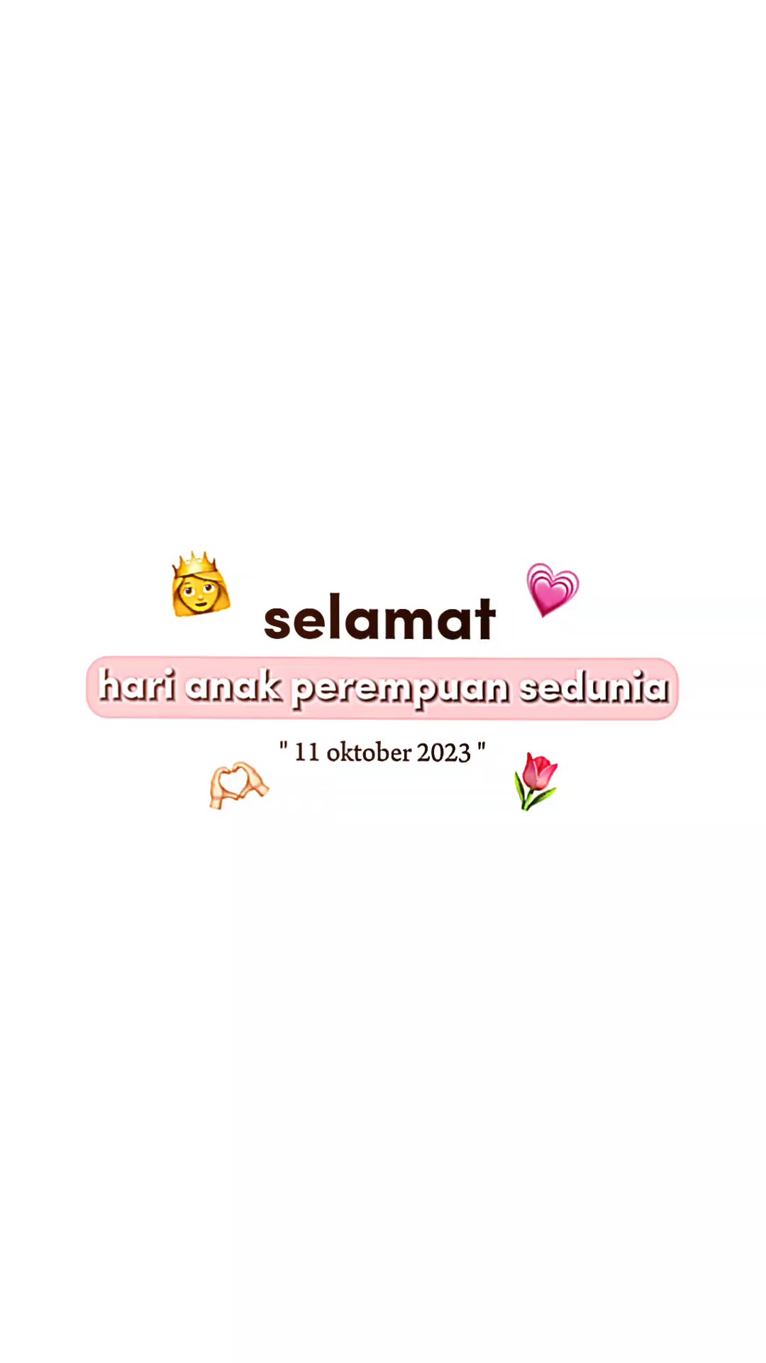 hari anak perempuan