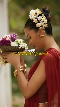 Happy songkran สงกรา