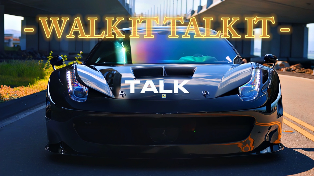 WALK IT LIKE TALK IT