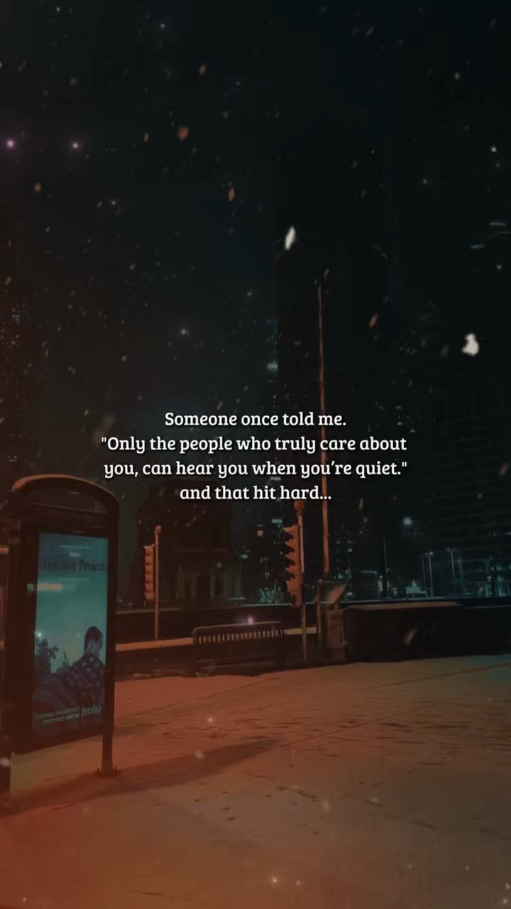 Someone once told me