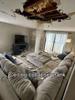 Ceiling collapse 