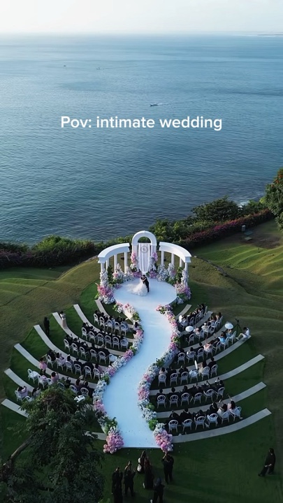 Intimate wedding