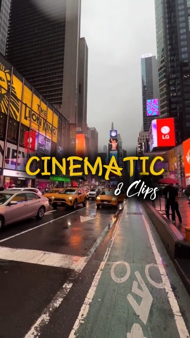 8 clipes cinematográficos
