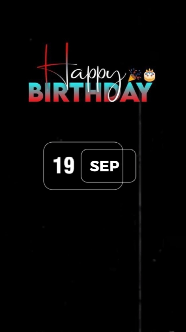 HBD 19 SEP 2026 