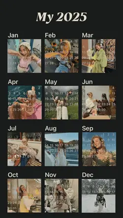 My 2025 calendar🗓️