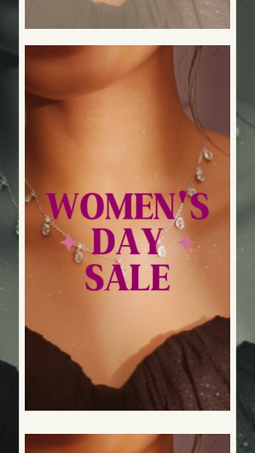 Venda do dia das mulheres
