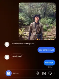 sendi ap? sendirian.