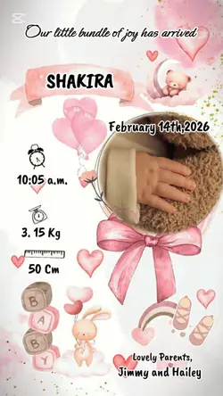 Baby Girl template 