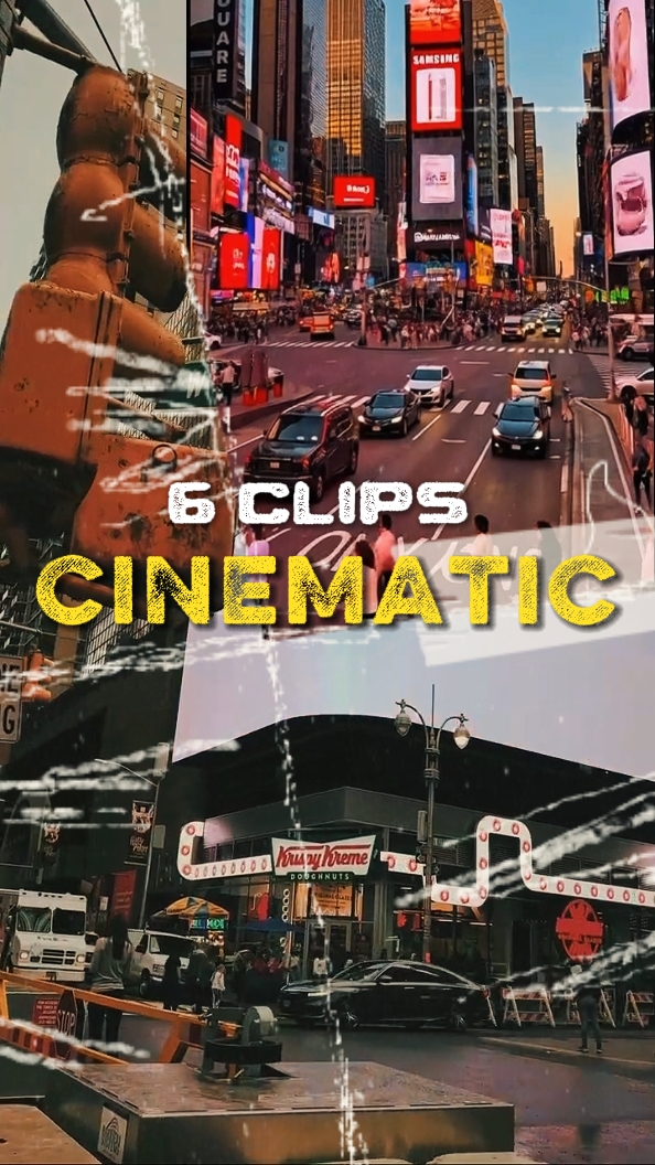 6 clips cinematic 