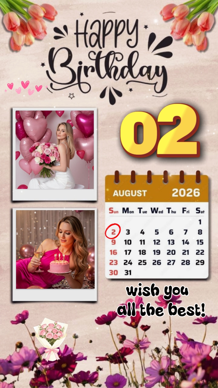 HBD 02 August 2026