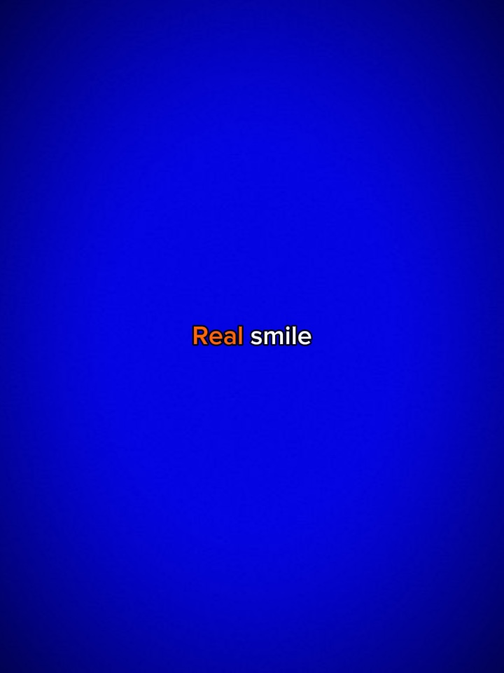 Fake real smile u