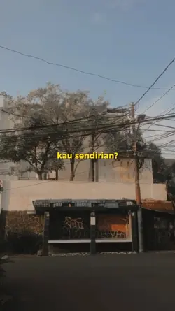 kau sendirian?