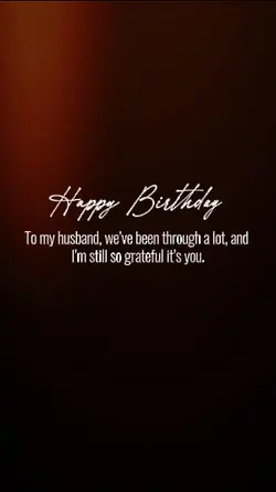 HBD MY HUSBAND