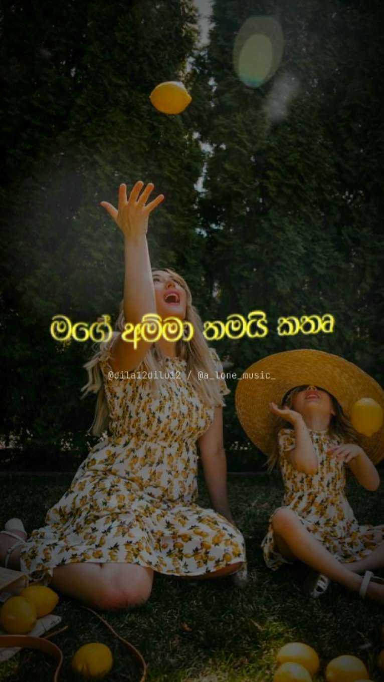 ආදරණීය අම්මා වරුන්ට