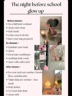 Night glow up tips