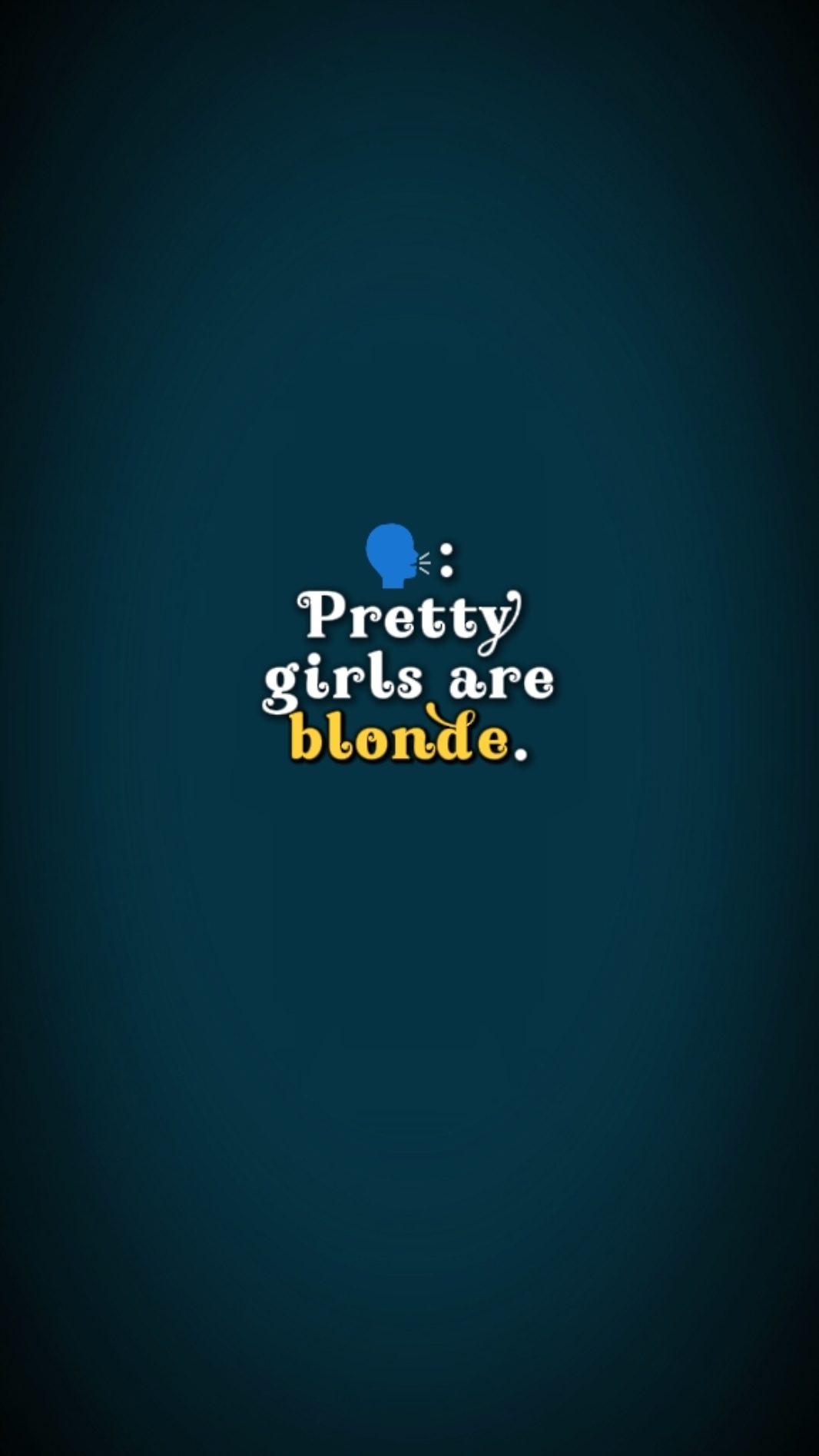 Pretty blonde
