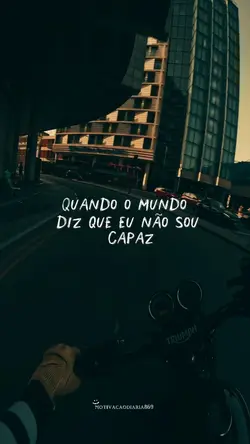 QUANDO O MUNDO DIZ..