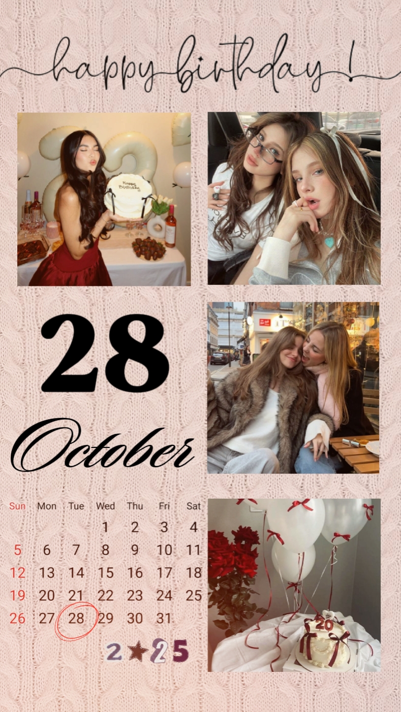 CUMPLEAÑOS 28 DE OCTUBRE