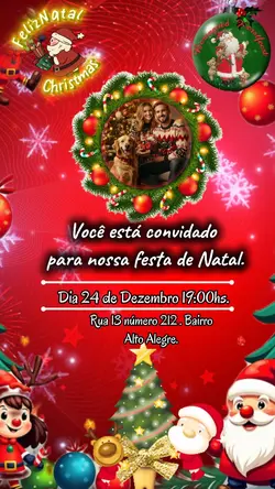 Convite de natal 