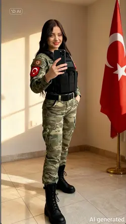asker kız şablonu 