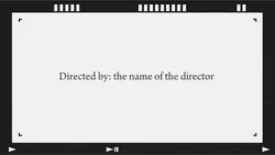 Cinematic film intro