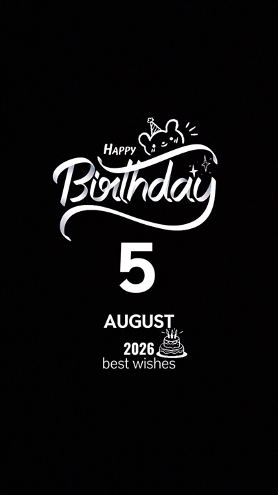 Hbd 5 Agustus 2026