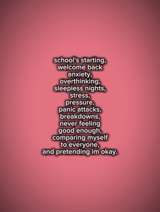 school's starting