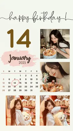 BIRTHDAY 14 JANUARY
