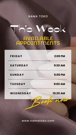 available appointmen