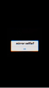 Selfie espelhada 