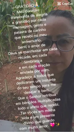 Gratidão a todos