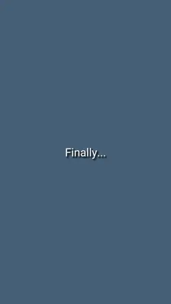 Finally
