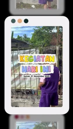 Kegiatan hari ini