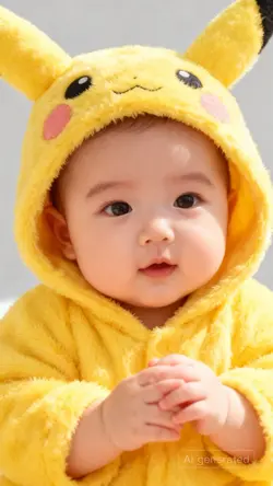 AI pikachu baby