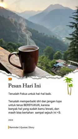 pesan hari ini