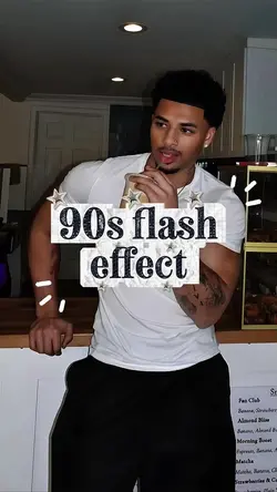 90s flash effect