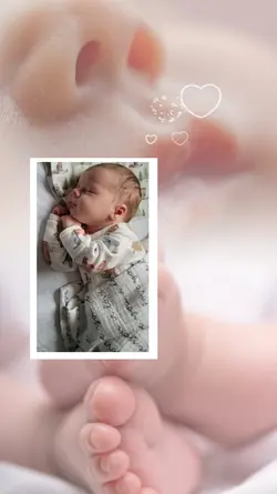 Colagem foto baby