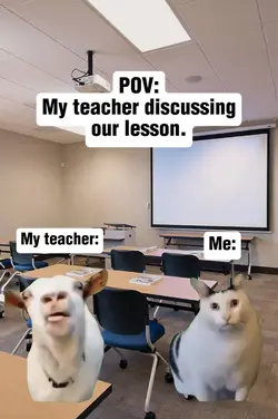 My teacher discussin