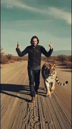 Trend AI Tiger walk