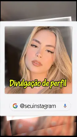 Divulgação de perfil