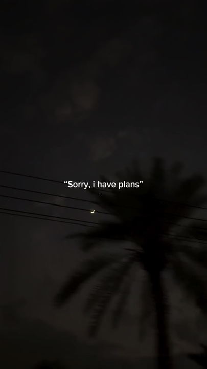 Lo siento, tengo planes 