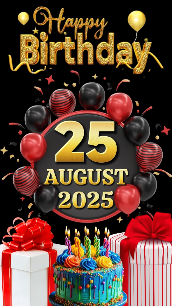 Anniversaire 25 août