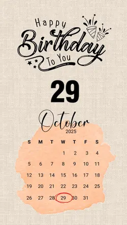 birthday 29 October