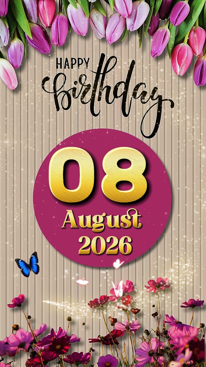 HBD 08 août 2026