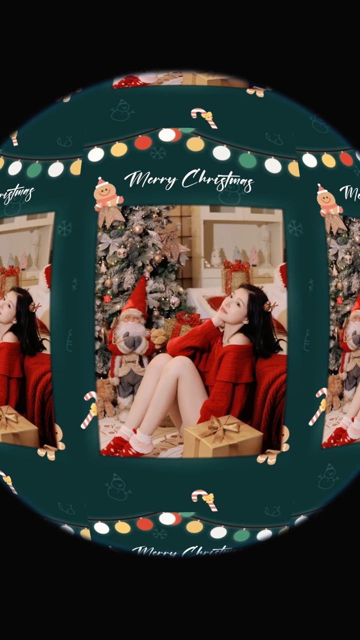 Weihnachtsschablone 