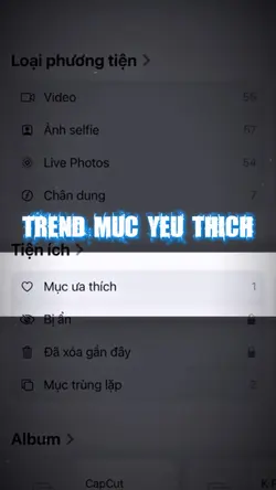 Trend mục yêu thích 
