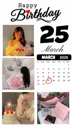 birthday 25 March