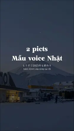 Mẫu voice Nhật