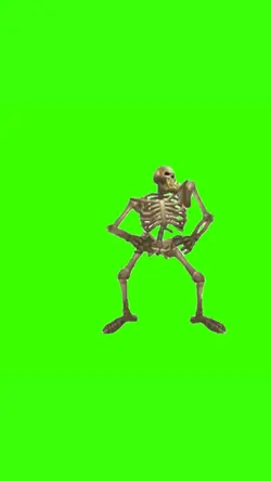 skeleton dance meme 